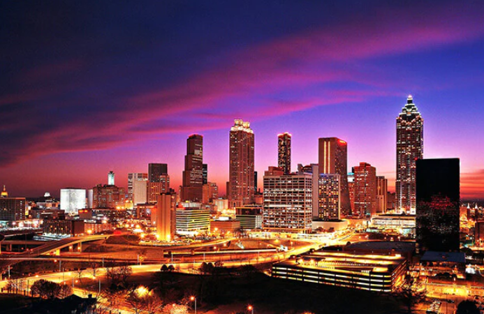 WCW Atlanta Skyline City Lights Theme