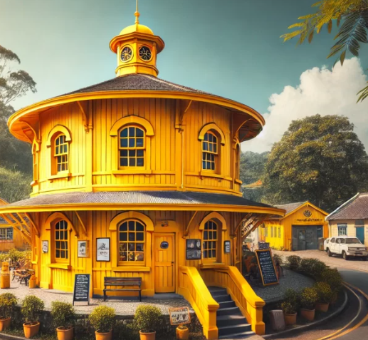 Yellow Roundhouse Katie